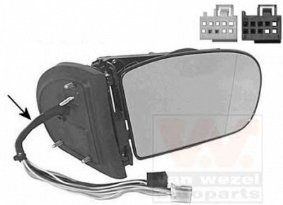 VAN WEZEL 3032858 -  Наружное зеркало